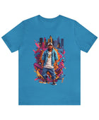 Hip-Hop Harmony Tee Streetwear Graffiti Boombox Mic: Music Notes Infused Hip-Hop Harmony T-Shirt T-Shirt Bigger Than Life   