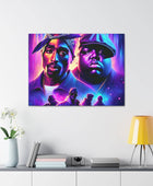 Hip-Hop Legends: The Luminaries Canvas Canvas Printify   