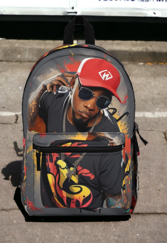 B-Boy Blitz: The Everyday Hip-Hop Backpack - Casual, Streetwear, Gym and Travel Ready Bags Bigger Than Life One size  