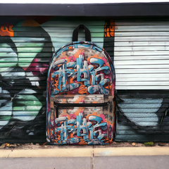 Urban Artistry Graffiti Canvas Backpack