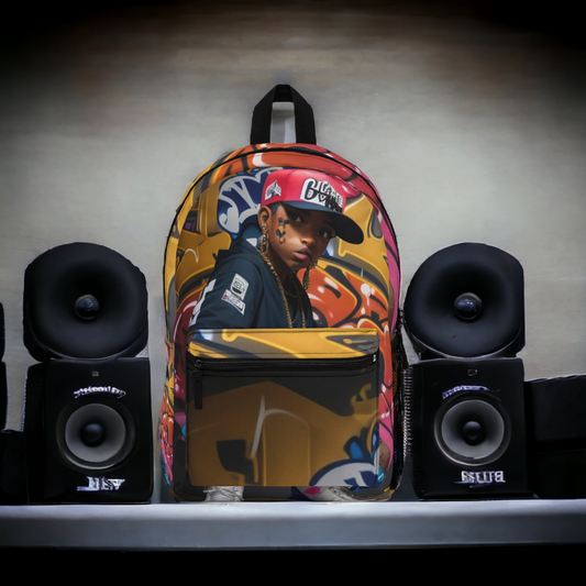 'Young Queen of Beats' Hip-Hop Canvas Bag Bags Bigger Than Life One size  