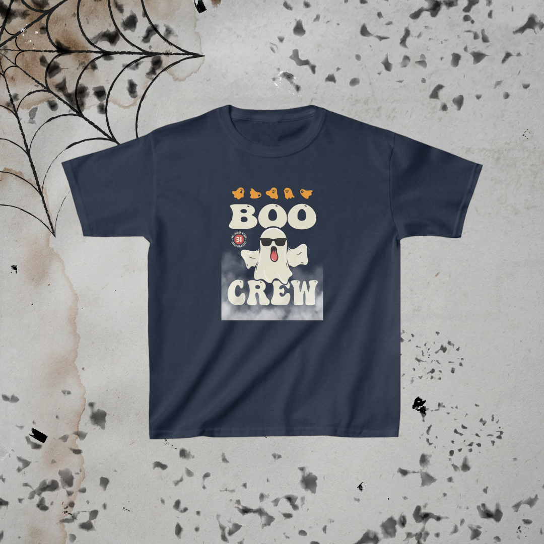 Boo Crew - Your Go-To Tee for the Whole Spook Squad Kids clothes Bigger Than Life   