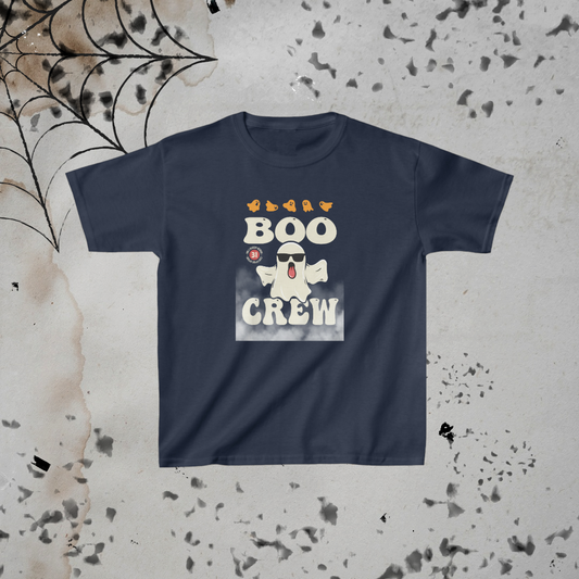 Boo Crew - Your Go-To Tee for the Whole Spook Squad in navy extra-S, a must-have for everyday fashion