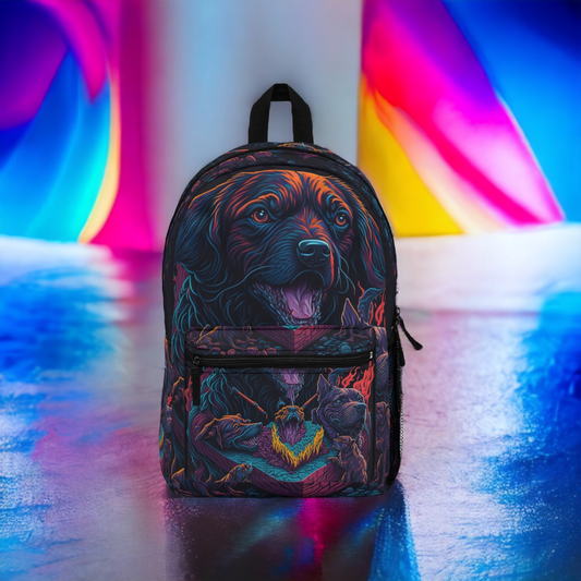 "GraffitiPup: The Vibrant Street Art Inspired Dog-Themed Product for Pet Lovers, Urban Art Enthusiasts, and Style Trendsetters" Bags Bigger Than Life One size  