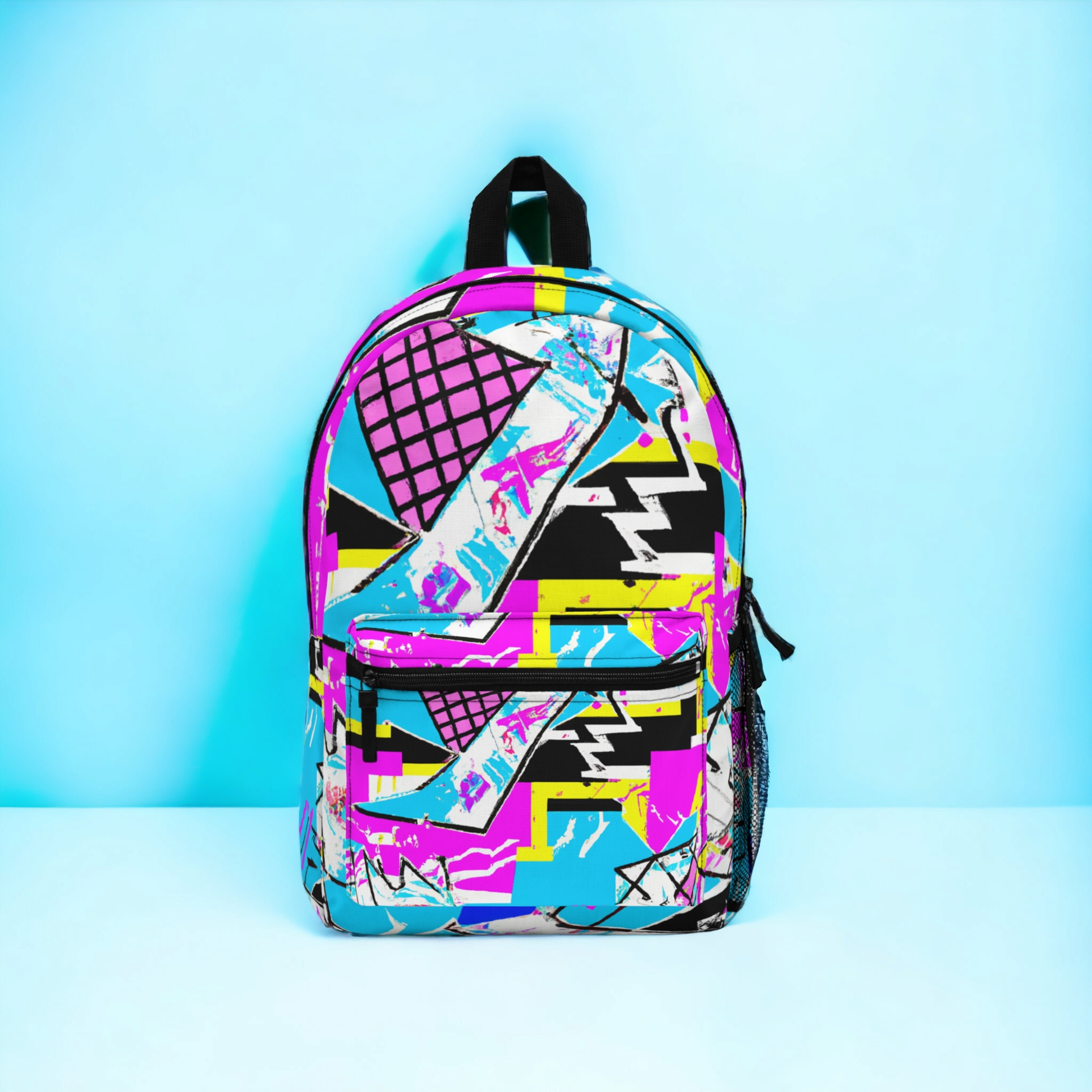 GraffitiScribe: The Edgy Canvas Graffiti Bookbag for School, Travel, Urban Art Lovers, and Trendsetters Bags Bigger Than Life One size  