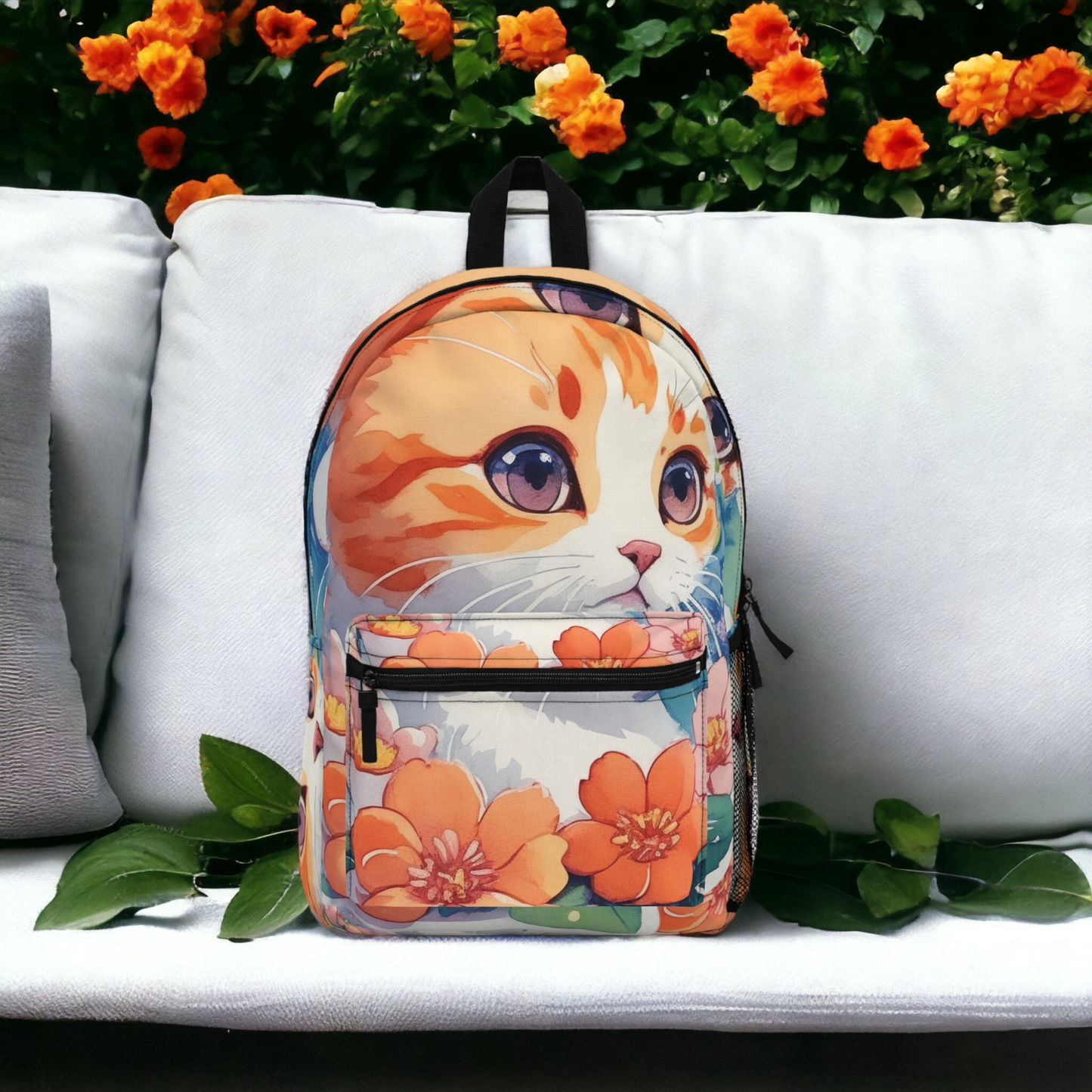 "KittyCute: The Adorable Kitten Backpack for School, Travel, Work, and Leisure - The Ultimate Style Statement for Cat Lovers" Bags Bigger Than Life One size  