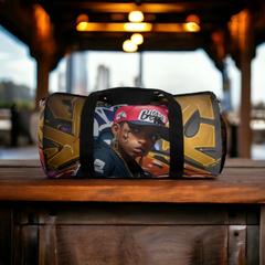 Shanice Rhythm Hip Hop Duffle Bag - Travel Essential, Gym, Retro Style