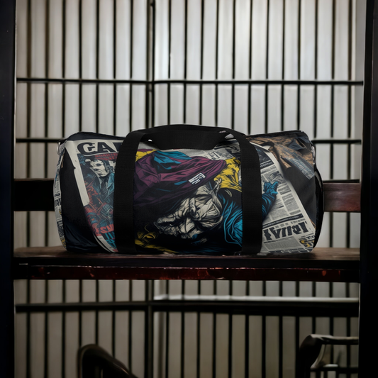 "FrightNight: The Ultimate Menacing Mashup Duffle Bag for the Fearless Fashion Enthusiast" Bags Bigger Than Life   