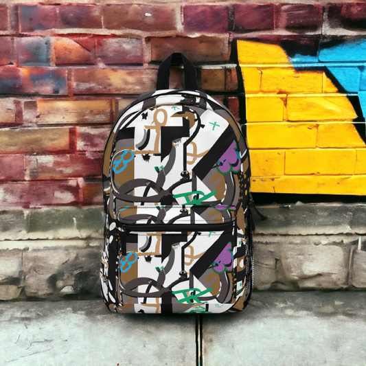 "John Jones' Canvas Bag Backpacks: Urban, Streetwear, Gym, Fashion, Performance and Sports"-Backpack Bags Bigger Than Life One size  