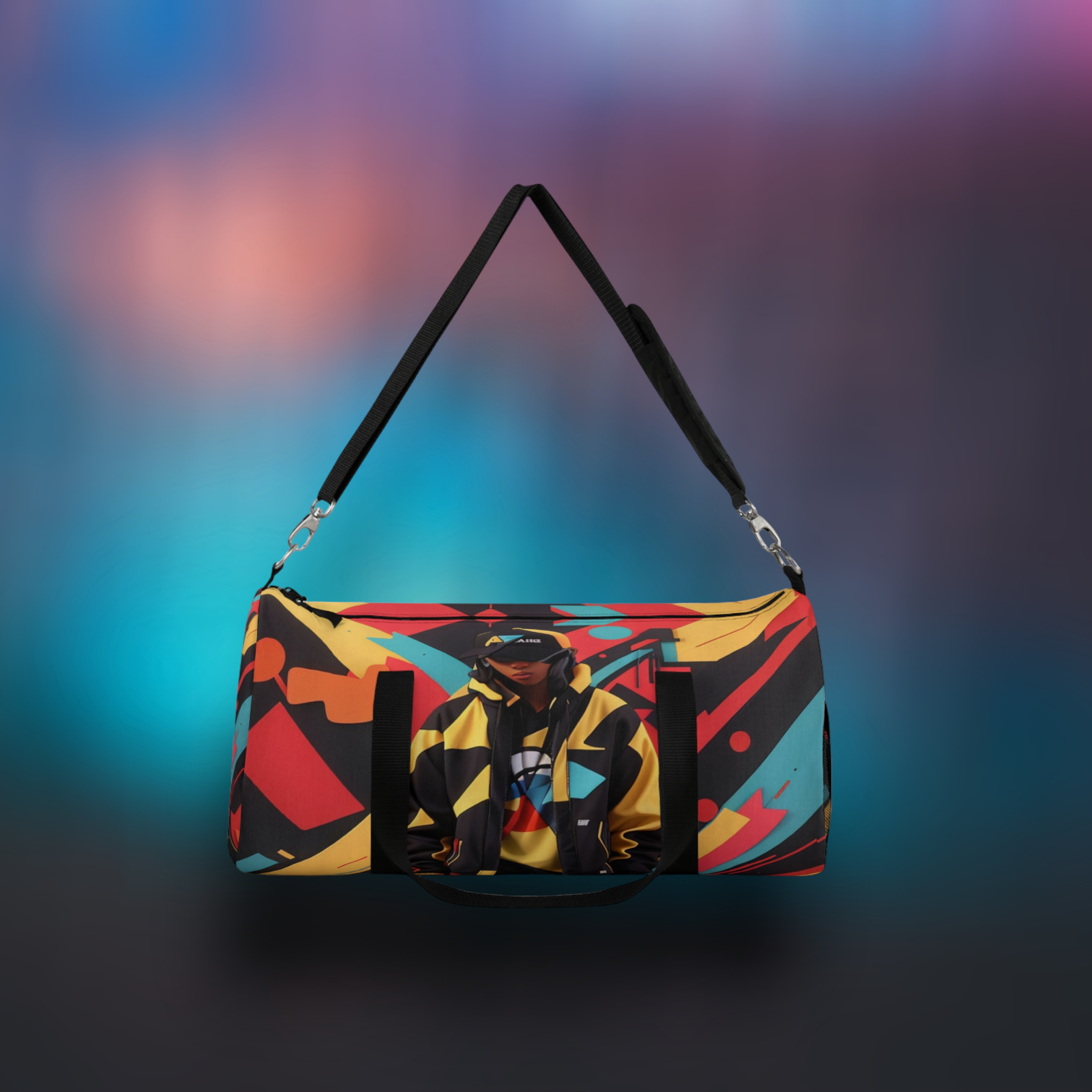 "Street Art at Your Back Duffle: An Urban Nomad's Essentials - The Ultimate Blend of Practicality, Hip-Hop, Street Style, and Striking Design" Bags Bigger Than Life   