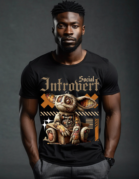 Social Introvert Unisex Heavy Cotton Tee