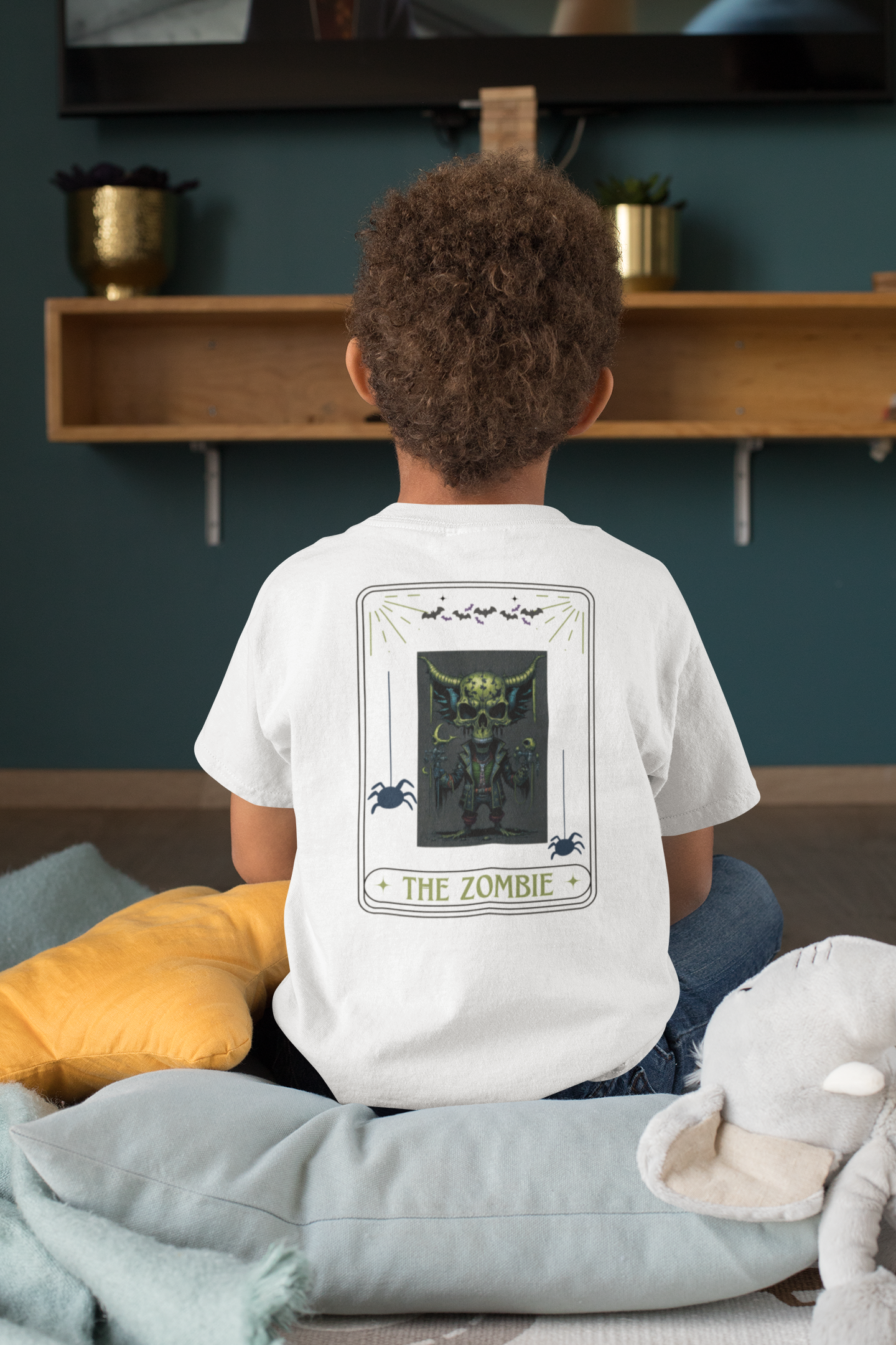 🧟 The Zombie: Unleash the Undead Style with this Spine-Chilling Tee! Kids clothes Bigger Than Life   