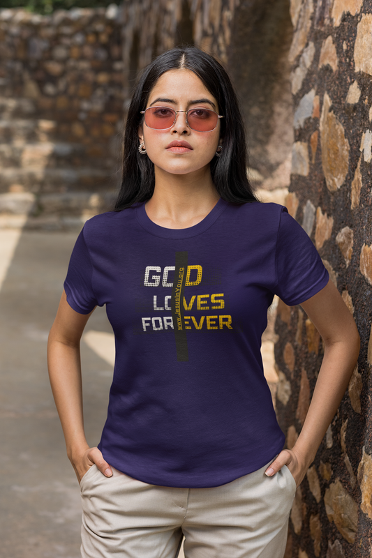Eternal Majesty: God Loves Forever Unisex Tee T-Shirt Bigger Than Life   