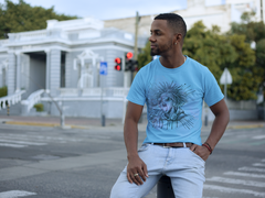 Vibrant Urban Expression: The Power of Music Unisex Heavy Cotton Tee