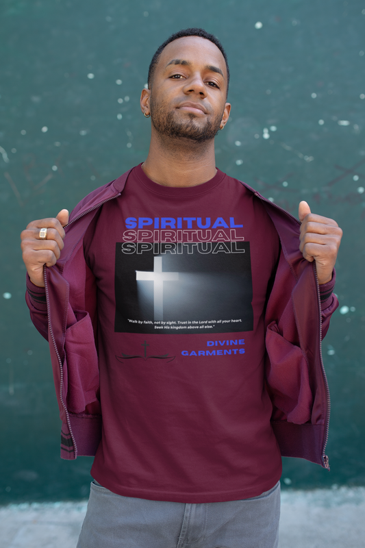 "PrayerTriad: Prayer, Prayer, Prayer Unisex Tee" T-Shirt Bigger Than Life   