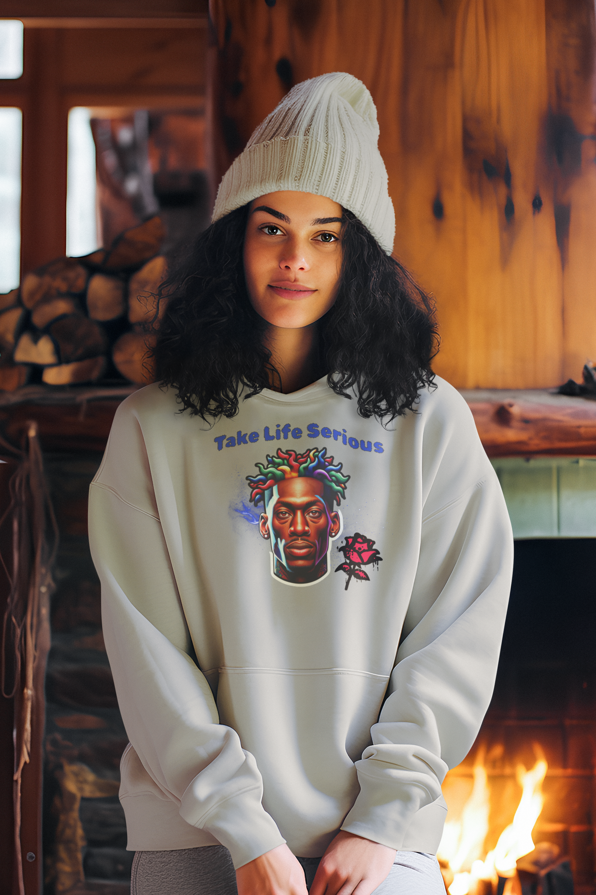 Hoodie in Sport Grey by Bigger Than Life. Perfect for spiritual clothing, Sport Grey hoodie. Explore the latest in hoodie designs.